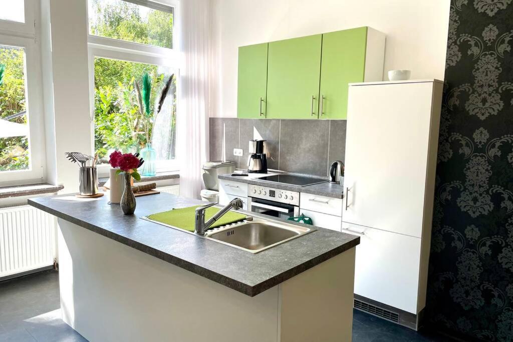 Villa Einhorn: Altstadt Loft Mit Privater Terrasse Goslar Exterior foto